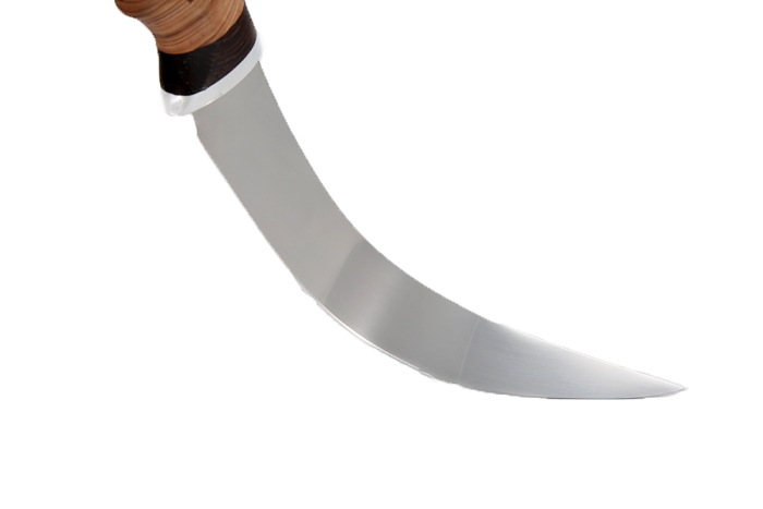 Рыболовная спарка - нож Филейный средний и нож Судак большой (х12МФ stone wash, береста)