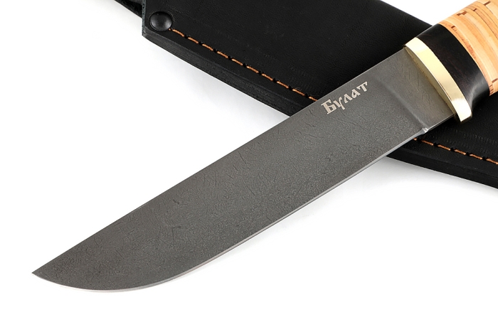 Нож Скорпион (булат, береста)