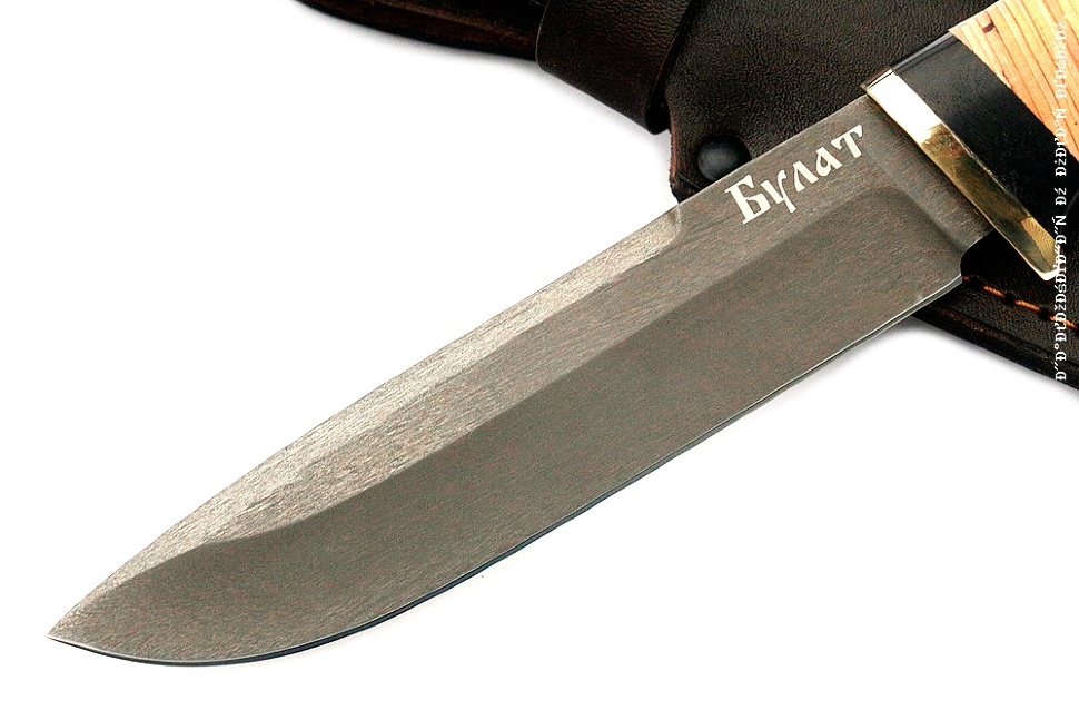 Нож Скат (булат, береста)