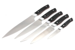 Набор кухонных ножей на подставке N690 G10 черная 5шт. - Набор кухонных ножей на подставке N690 G10 черная 5шт.