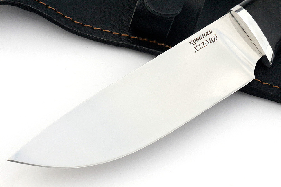 Нож Глухарь (х12МФ, карельская берёза)