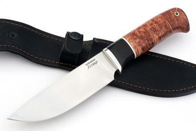 Нож Глухарь (х12МФ, карельская берёза)