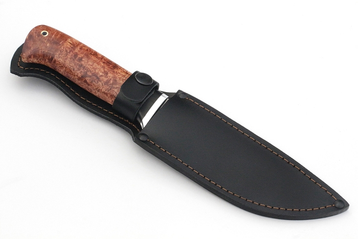 Нож Глухарь (х12МФ, карельская берёза)