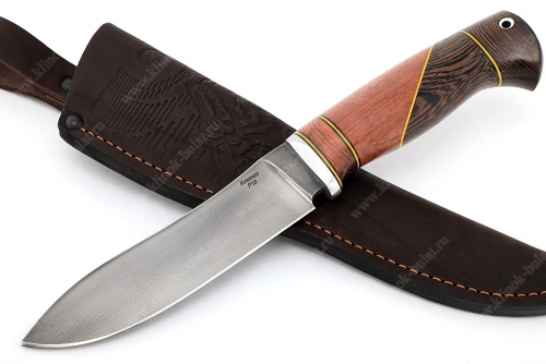 Нож Сафари (Р18, рукоять наборная бубинга, венге, фибра)