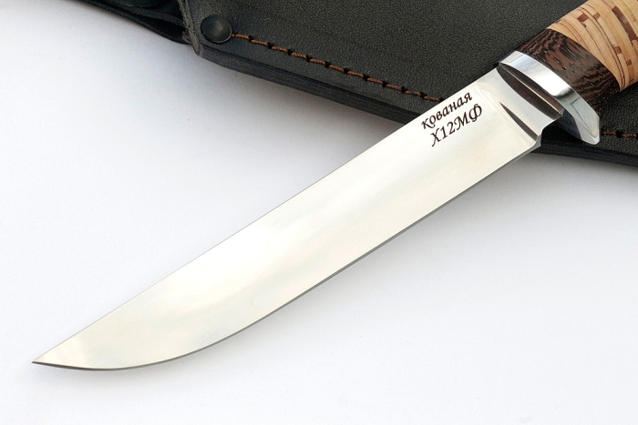 Нож Зубатка (х12МФ, береста)