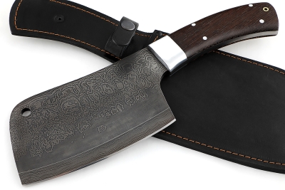 Топорик №2 (дамасская сталь, рукоять венге) цельнометаллический