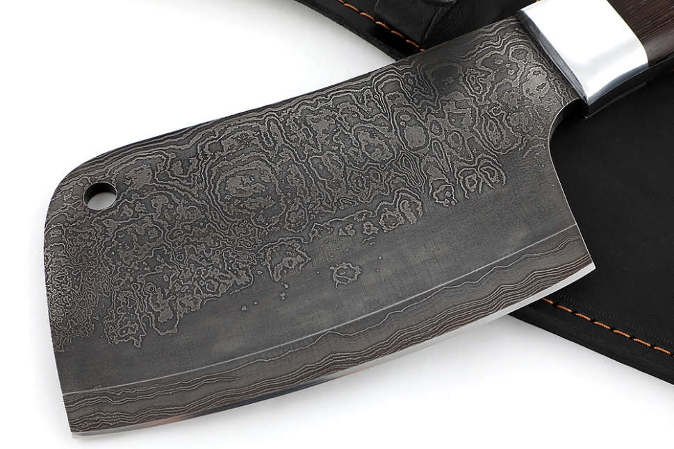 Топорик №2 (дамасская сталь, рукоять венге) цельнометаллический