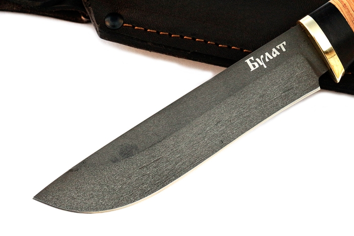 Нож Сокол (булат, береста)