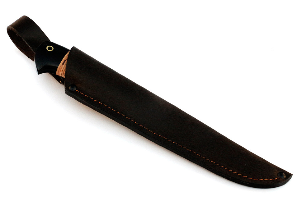 Нож Сокол (булат, береста)