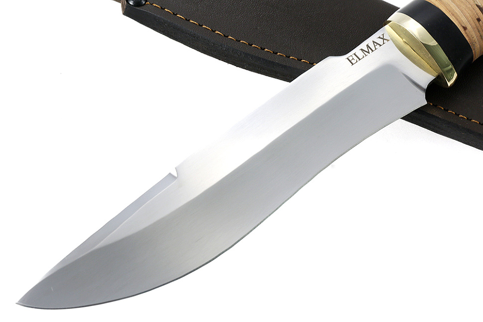 Нож Викинг (порошковая сталь Elmax, береста)