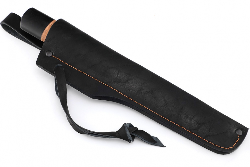 Нож Северный №1 (дамаск, кованый дол, береста)