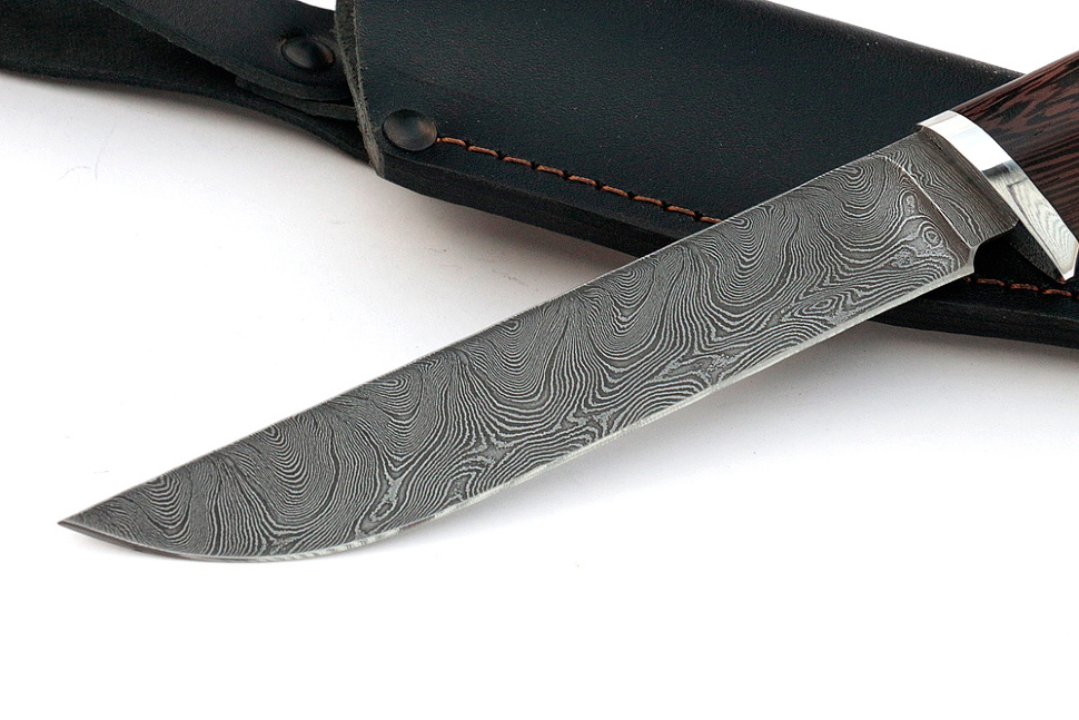 Нож Зубатка (дамаск, венге)