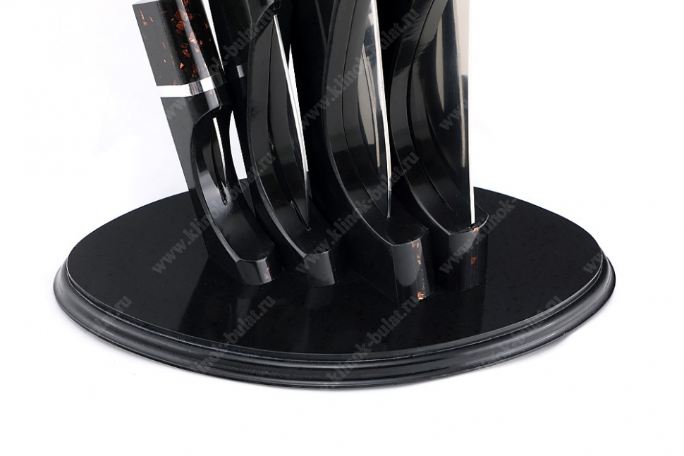 Набор кухонных ножей на подставке №1 (сталь 95х18, акрил)