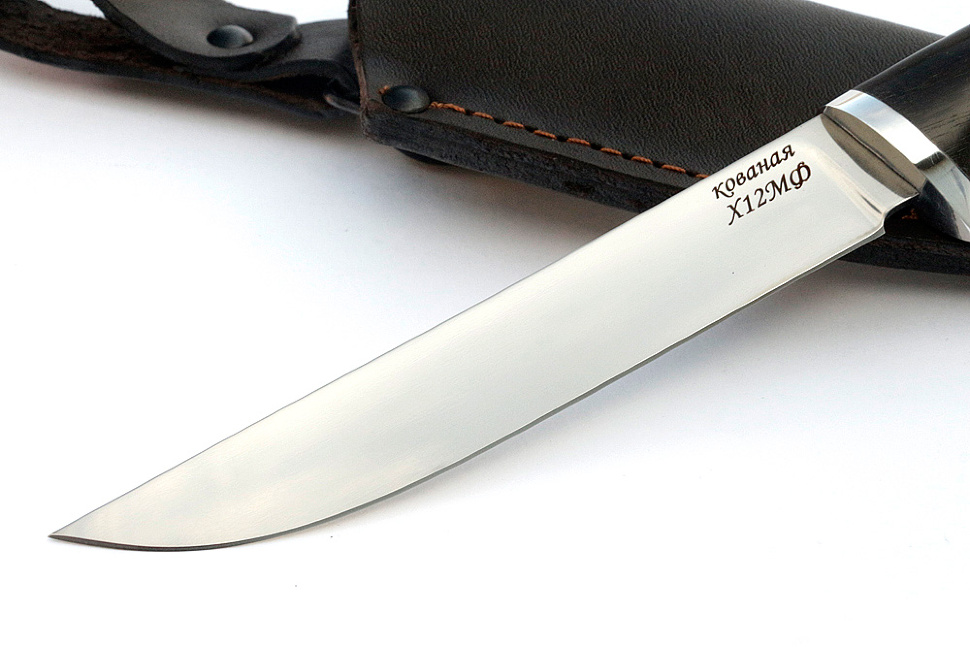 Нож Зубатка (х12МФ, карельская берёза)