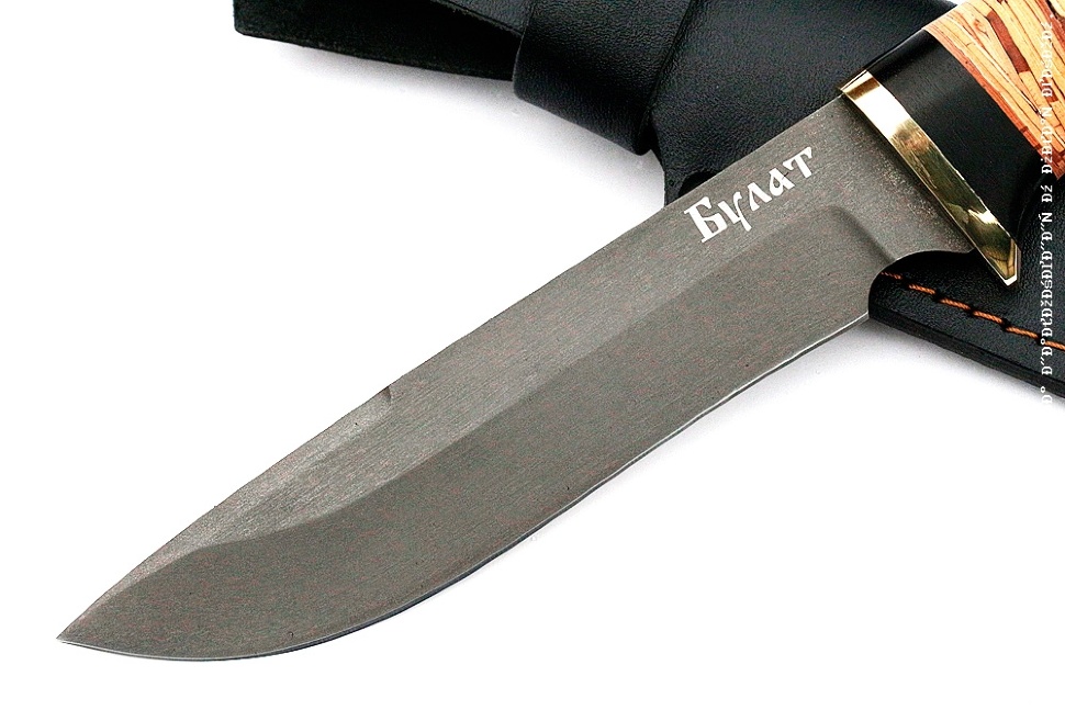 Нож Флагман (булат, береста)