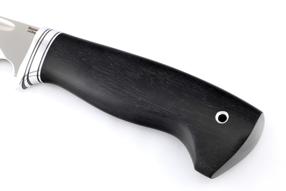Нож Лесной (х12МФ- долы, рукоять чёрный граб)