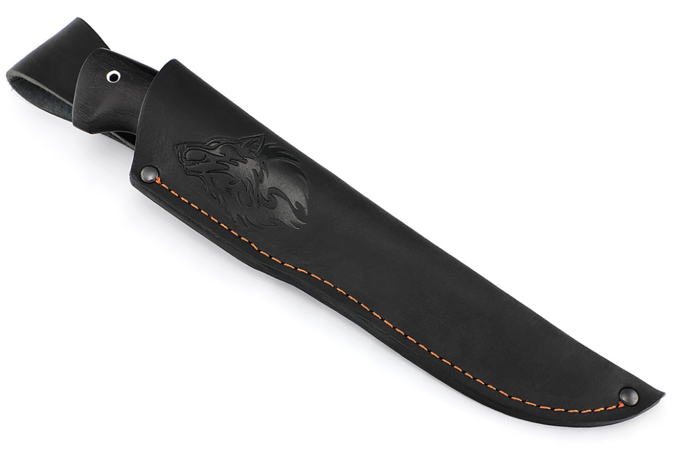 Нож Лесной (х12МФ- долы, рукоять чёрный граб)