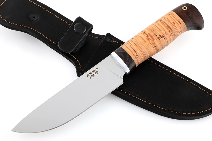 Нож Глухарь (95Х18, береста)