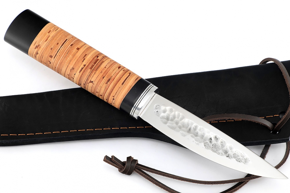 Нож Северный №1 (х12МФ, кованый дол, береста)