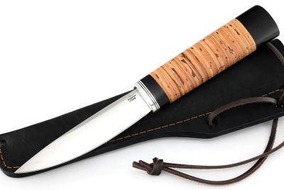 Нож Северный №1 (х12МФ, кованый дол, береста)