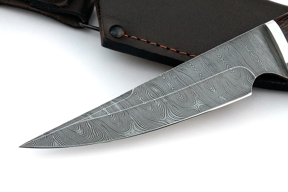 Нож Комар (дамаск, венге)