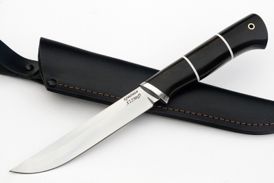 Нож Зубатка-2 (х12МФ, чёрный граб)