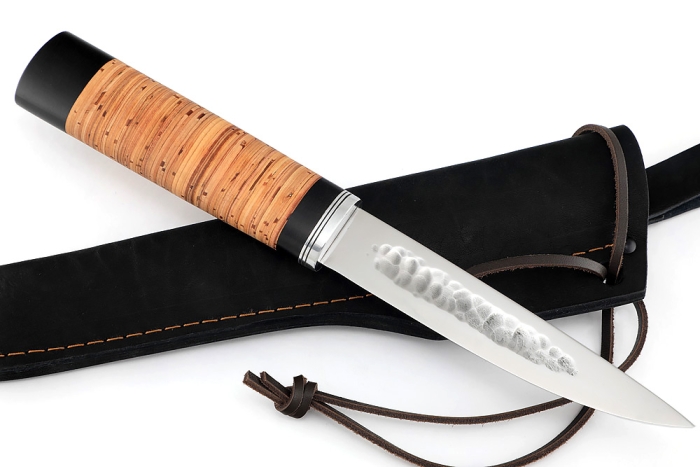 Нож Северный №2 (х12МФ, кованый дол, береста)