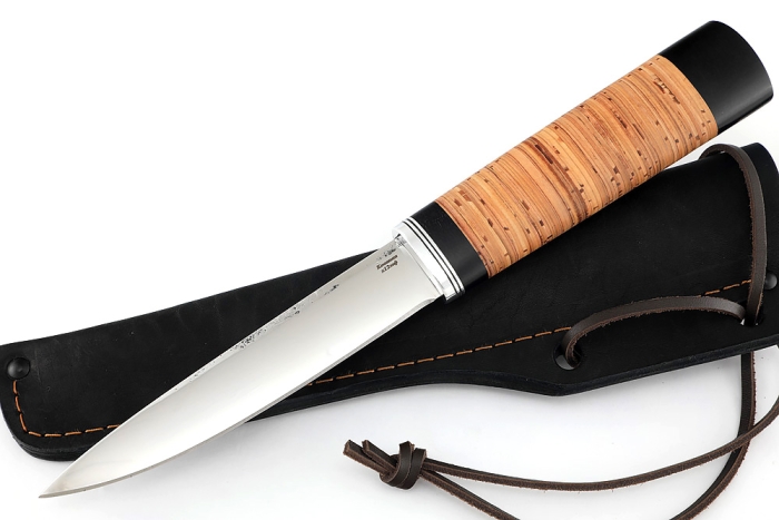 Нож Северный №2 (х12МФ, кованый дол, береста)