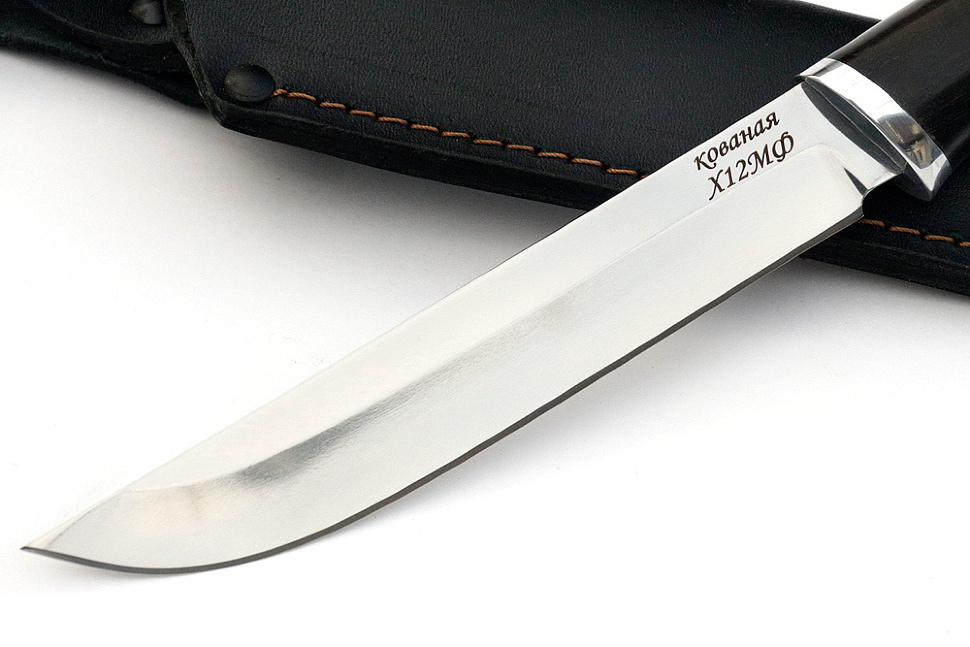 Нож Зубатка-2 (х12МФ, карельская берёза)
