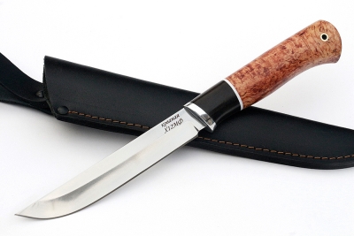 Нож Зубатка-2 (х12МФ, карельская берёза)