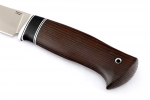 Нож Сафари (х12МФ, рукоять термоциклированный ясень, вставка чёрный граб) формованные ножны - Нож Сафари (х12МФ, рукоять термоциклированный ясень, вставка чёрный граб) формованные ножны