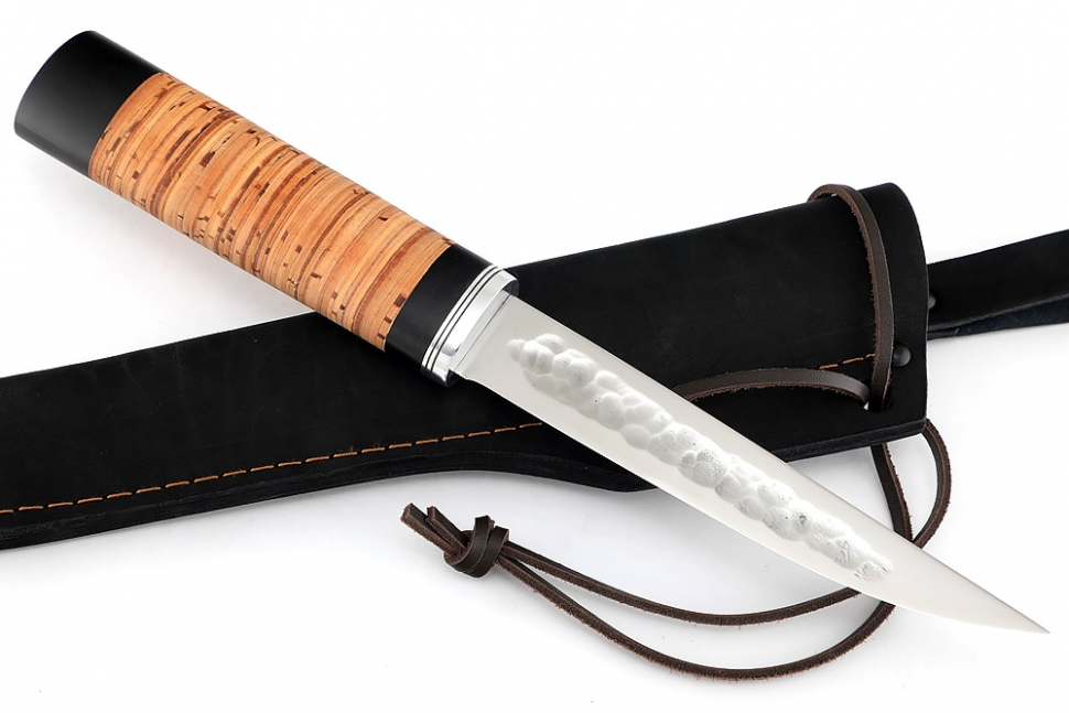 Нож Северный №3 (х12МФ, кованый дол, береста)