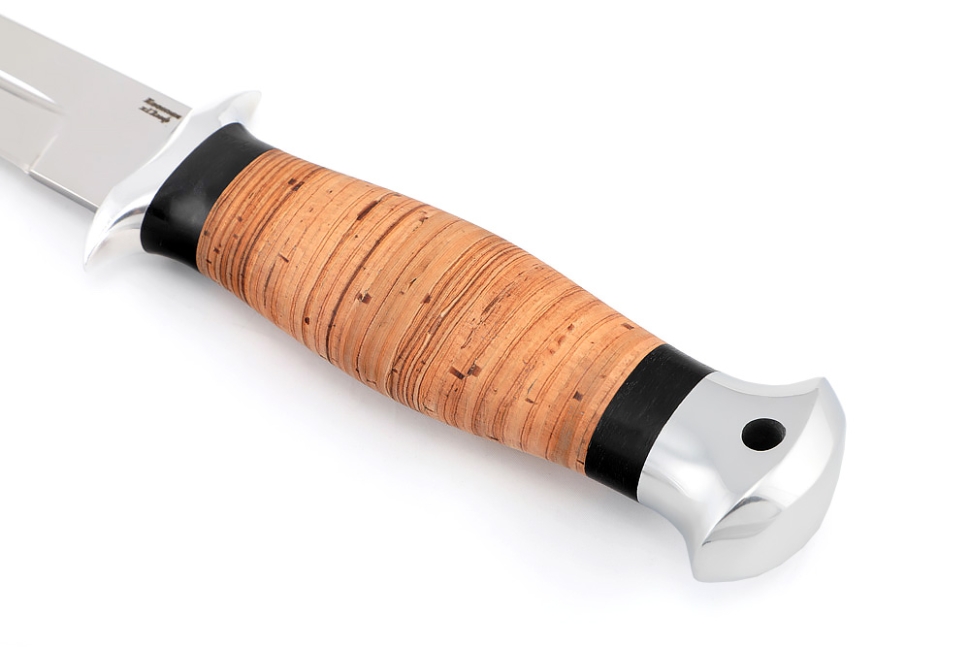 Нож Перо (х12МФ, береста - дюраль)