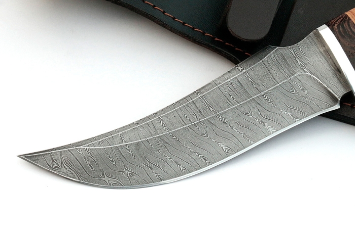 Нож Легион (дамаск, береста)