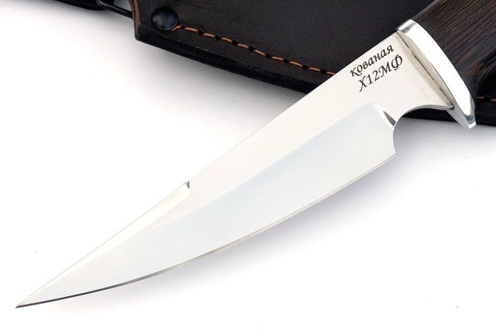 Нож Комар (х12МФ, венге)