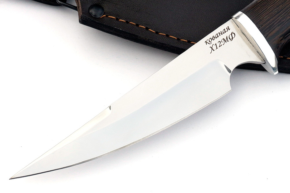 Нож Комар (х12МФ, венге)