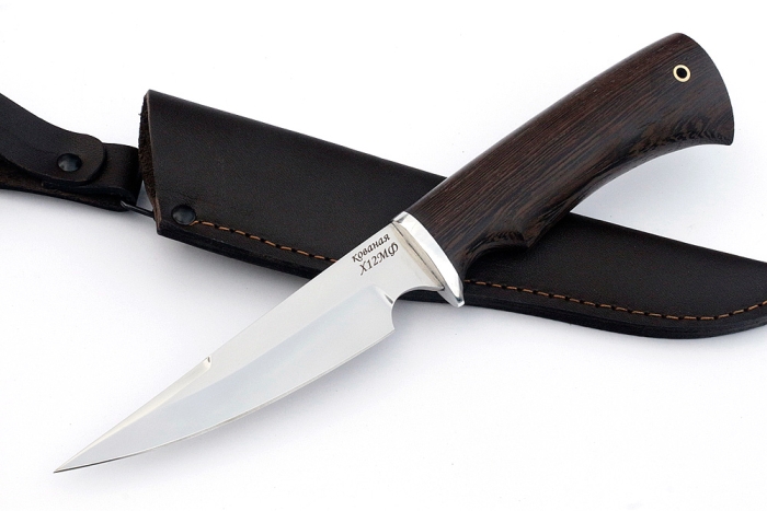 Нож Комар (х12МФ, венге)