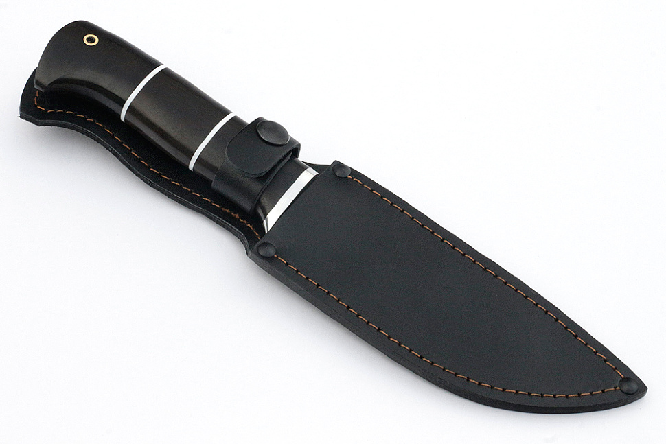 Нож Глухарь (ХВ5-Алмазка, чёрный граб)