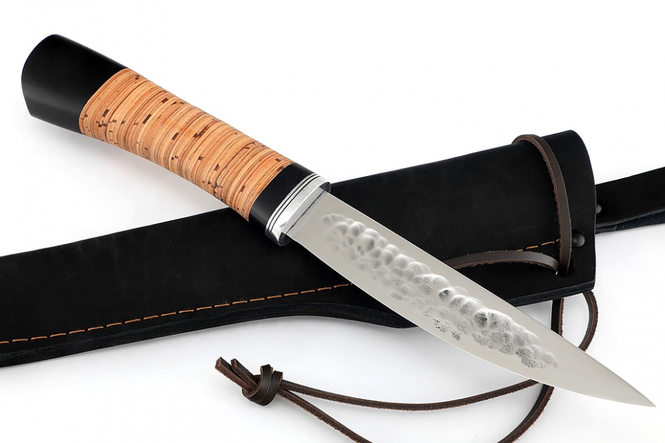 Нож Северный №5 (Х12МФ, кованый дол, береста)