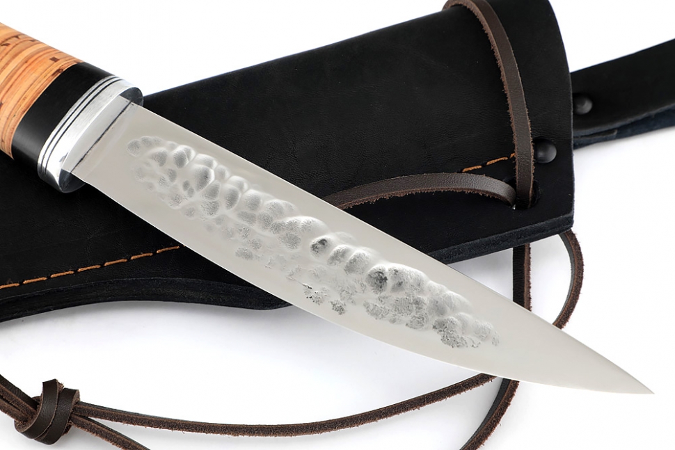 Нож Северный №5 (Х12МФ, кованый дол, береста)