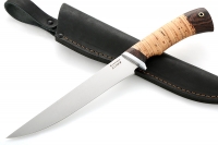 Нож Филейный средний (х12МФ, береста)