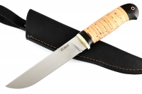 Нож Скорпион (порошковая сталь Elmax, береста)