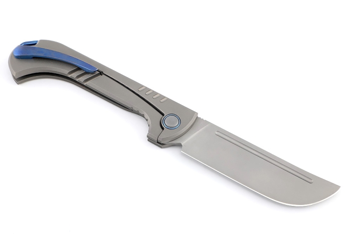 Нож складной Узбекский Пчак сталь ELMAX рукоять титан