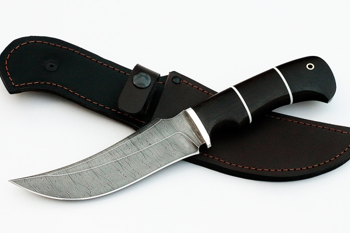 Нож Легион (дамаск, чёрный граб)