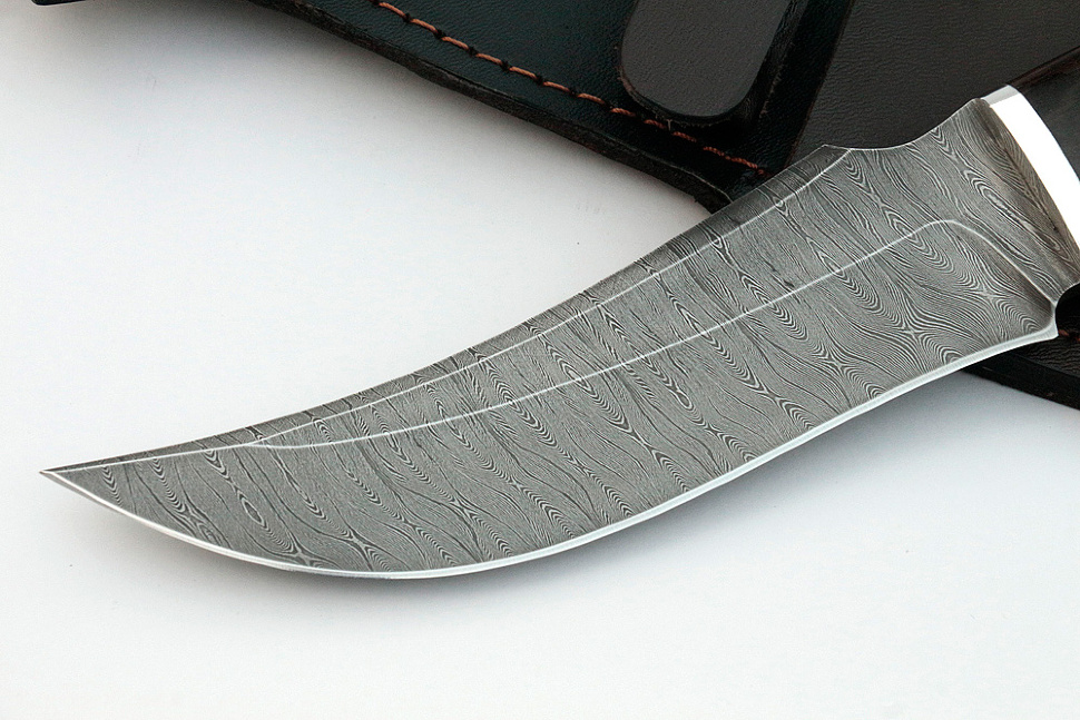 Нож Легион (дамаск, чёрный граб)