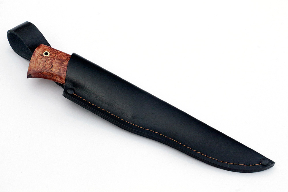 Нож Комар (х12МФ, карельская берёза)
