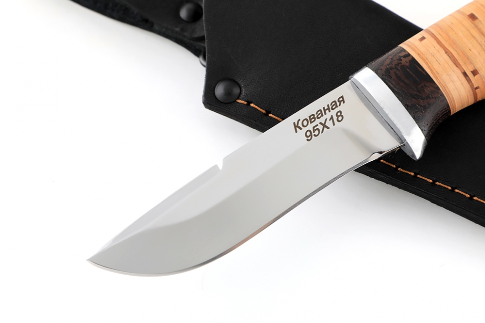Нож Финт (95Х18, береста)