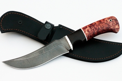 Нож Легион (дамаск, карельская берёза)