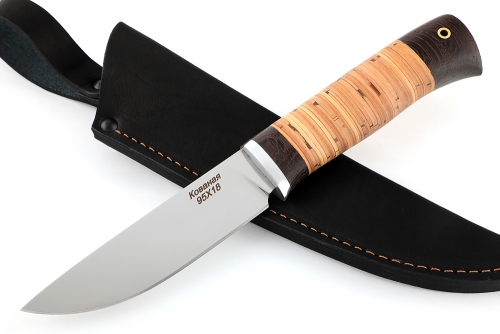 Нож Рысь (95Х18, береста)