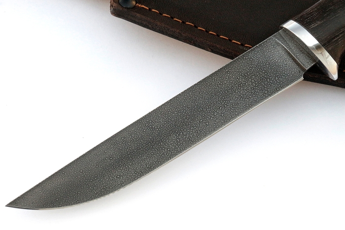 Нож Зубатка (ХВ5-Алмазка, чёрный граб)